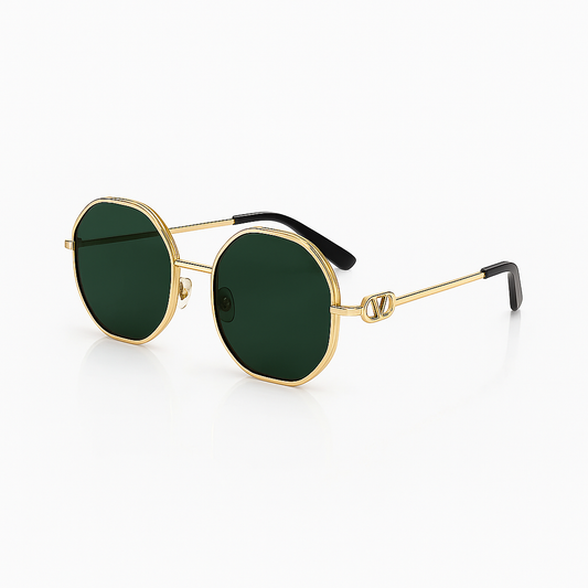 Aurum Edge™ Octagon Frame Sunglasses