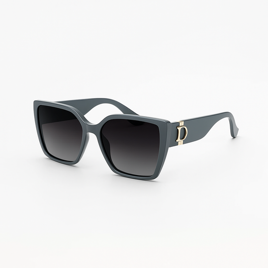 Dior Noir: Sleek Square Sunglasses