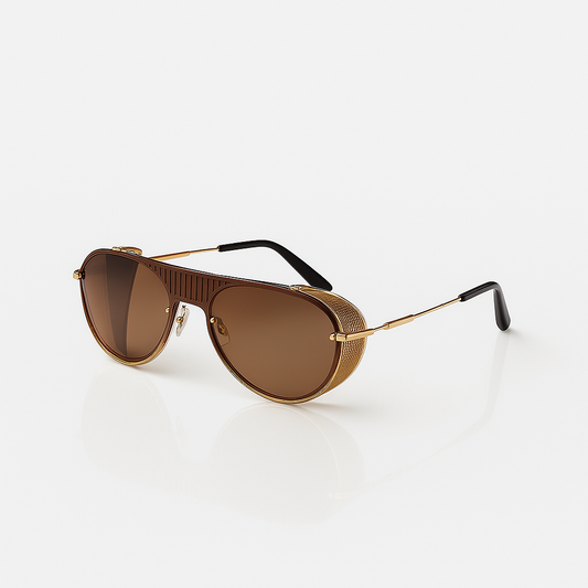 Aurum Aviators: Luxe Gold Sunglasses