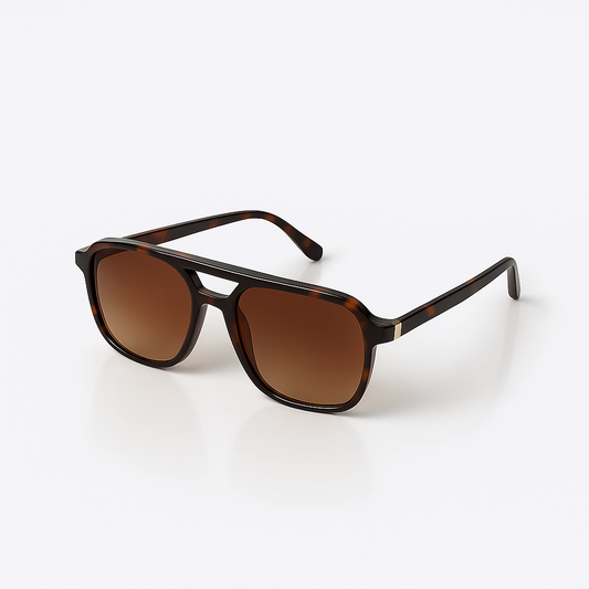 Tortoise Chic Sunglasses - Brown Gradient