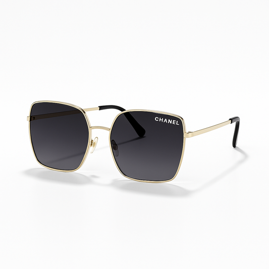 Chanel Iconic Gold Square Sunglasses
