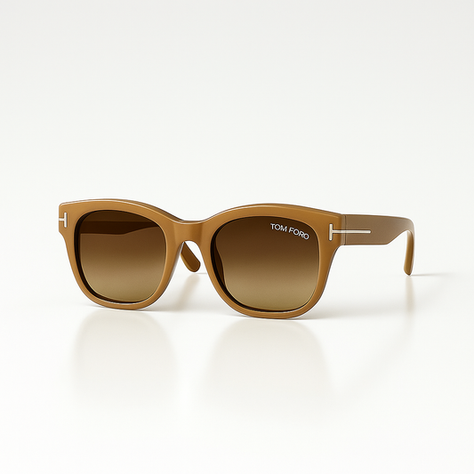 Tom Ford Sierra Acetate Sunglasses – Caramel Brown