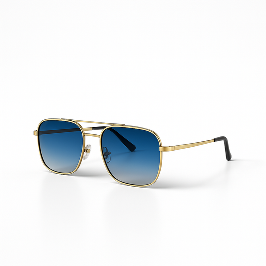 Azure Luxe Aviators
