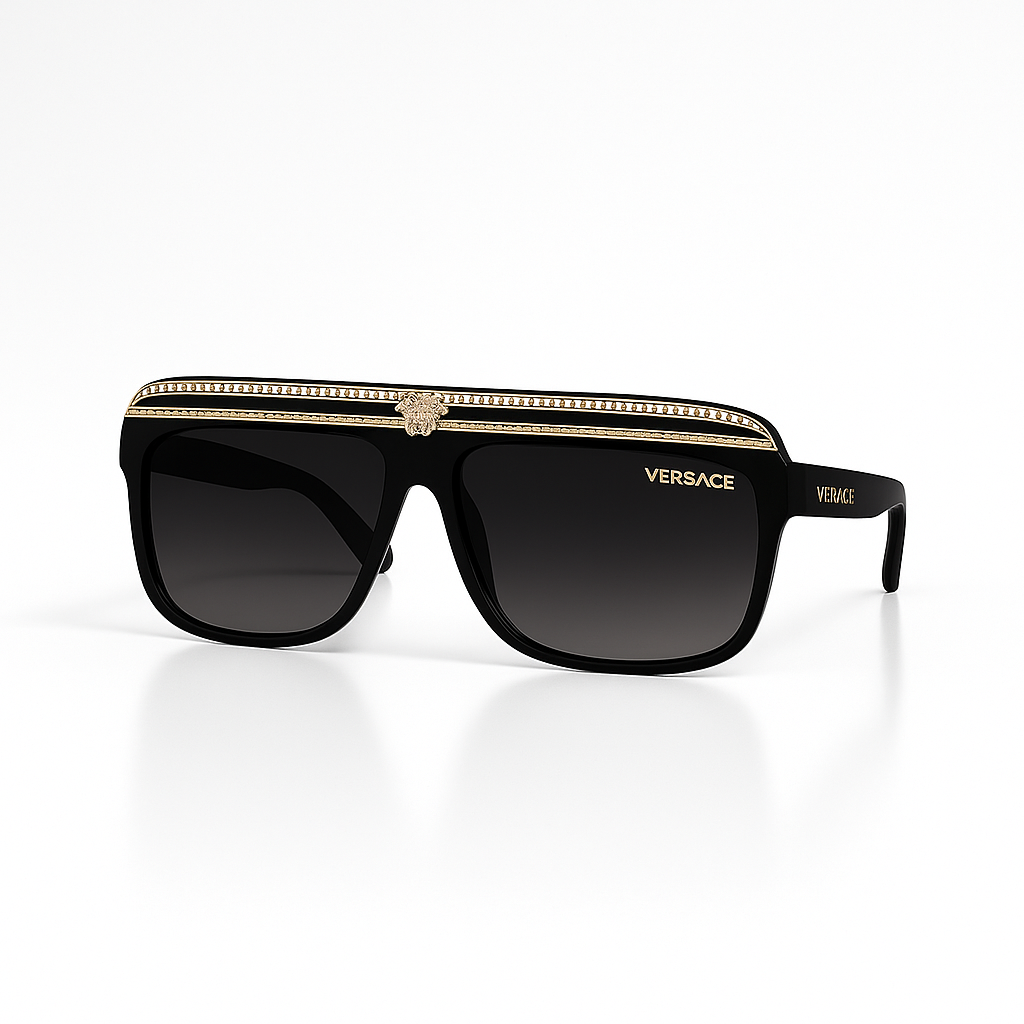 Versace Medusa Regal Shield Sunglasses