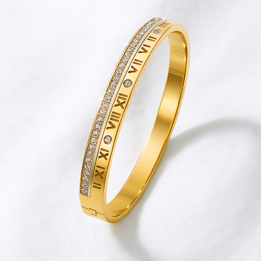 Timeless Elegance Roman Numeral Bracelet