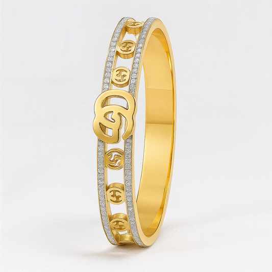 Gucci Golden Grace Crystal Bangle