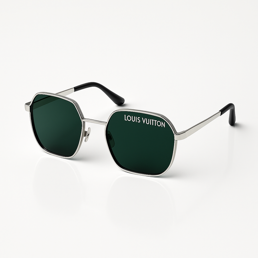 LV Inspired Aviator Chic Sunglasses