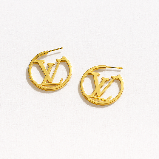 LV Golden Muse Hoops