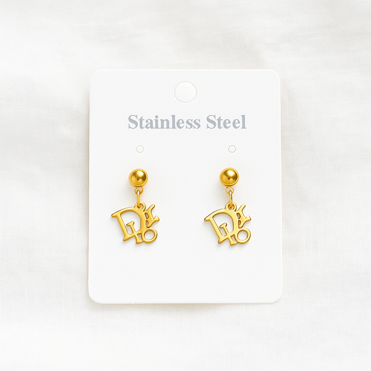 Dior Golden Charm Luxe Earrings