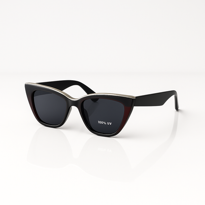 Crimson Noir Shield Sunglasses