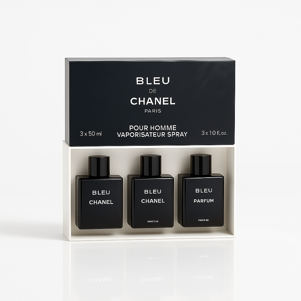 BLEU DE CHANEL Paris Perfume Set 3 Pcs
