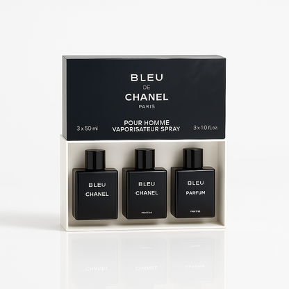 BLEU DE CHANEL Paris Perfume Set 3 Pcs