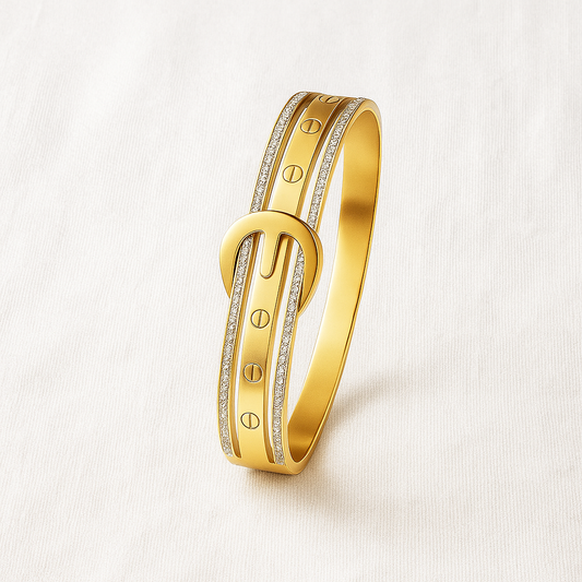 Aurum Luxe Buckle Cuff