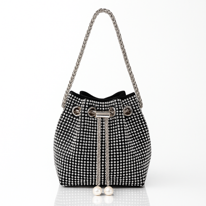 Glam Pearl Luxe Bucket Bag