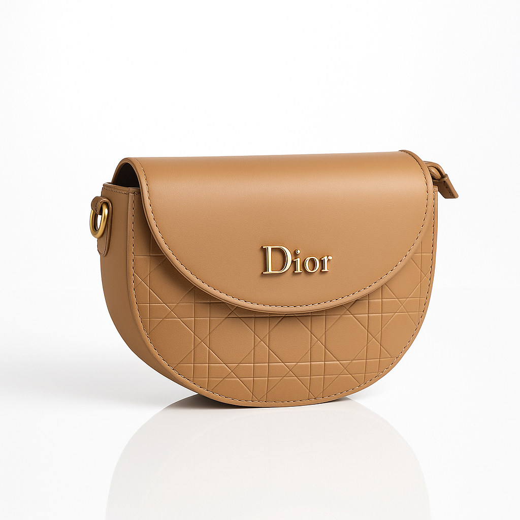 Dior Chic Crossbody Bag - Light Brown