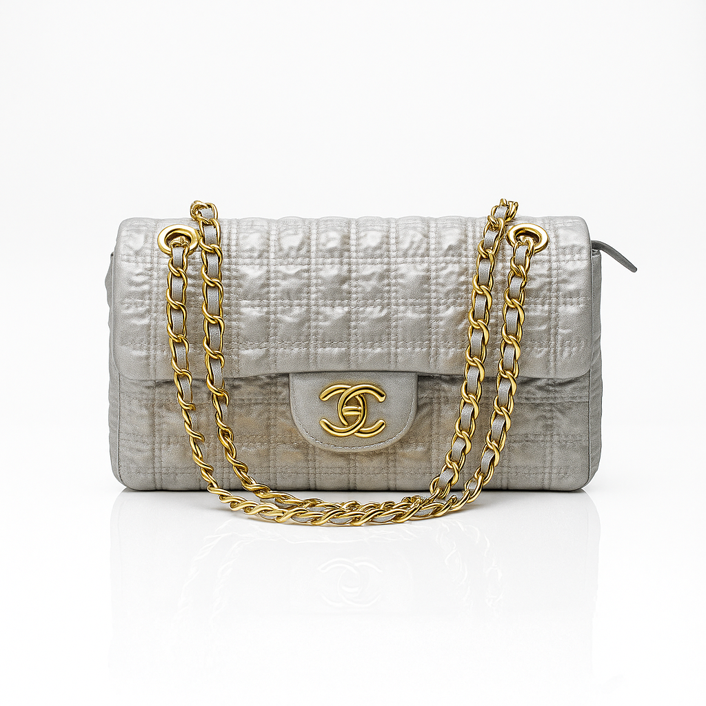 Chanel Metro Chic Sling Bag - Silver
