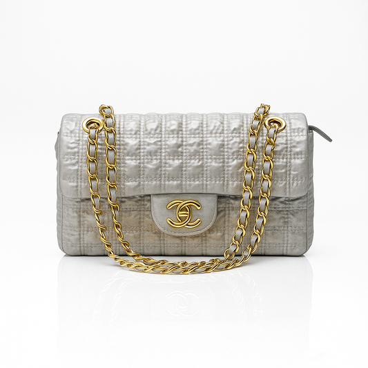 Chanel Metro Chic Sling Bag - Silver