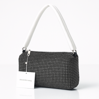 Alexander Wang Luxe Gleam Shoulder Bag - Black