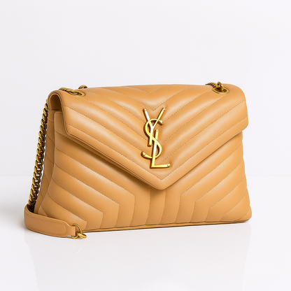YSL Luxe Chain Quilted Shoulder Bag