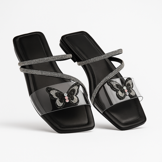 Elegant Butterfly Slippers
