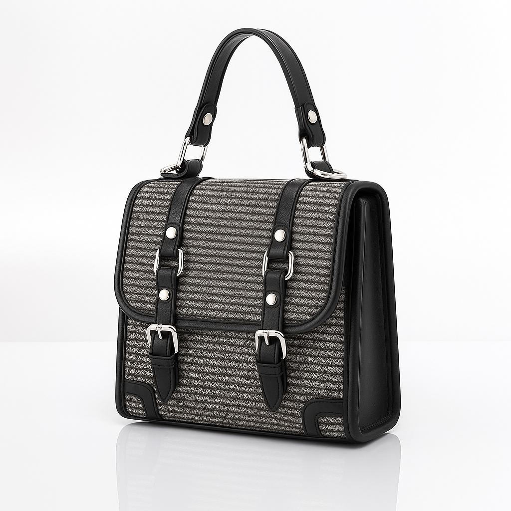 Elegance Flex Convertible Satchel - Black