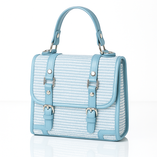 Elegance Flex Convertible Satchel - Blue
