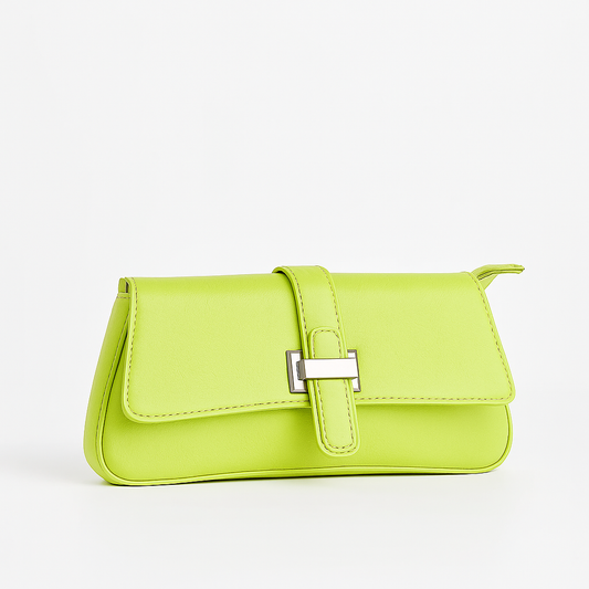 Velora Compact Luxe Clutch - Green