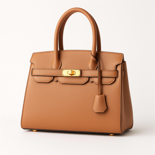 The Luxe Grace Tote - Brown