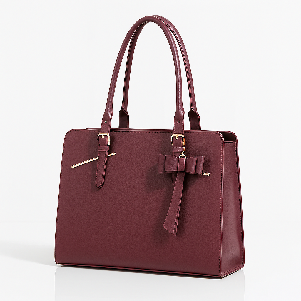 VivaMode Signature Tote Set - Plum