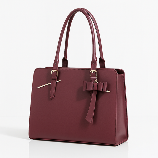 VivaMode Signature Tote Set - Plum