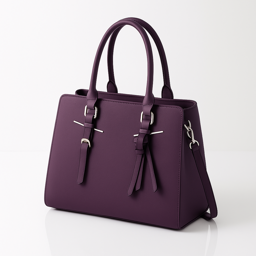 VivaMode Signature Tote Set - Purple