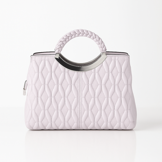 Velvet Wave Tote - Lilac