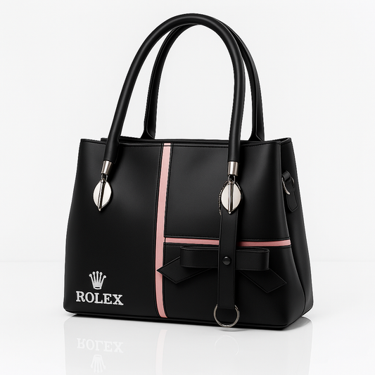 Elite Grace Triple Zip Tote - BLACK