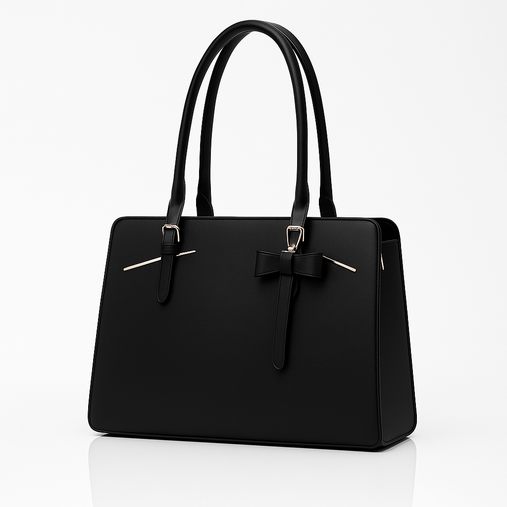 VivaMode Signature Tote Set - Black