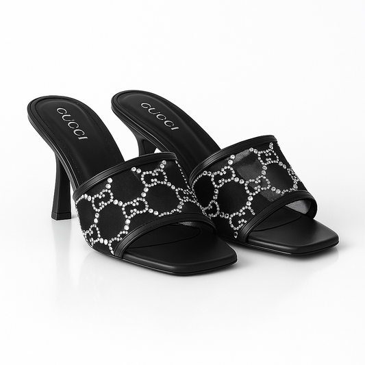 Gucci Elegant Embellished Mules