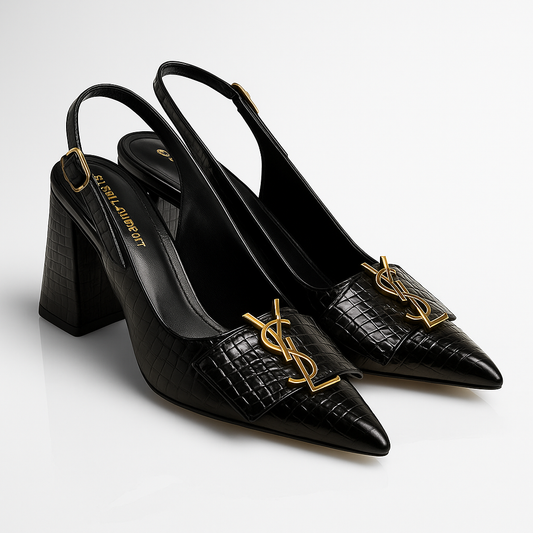 YSL Elegance Slingback Heels