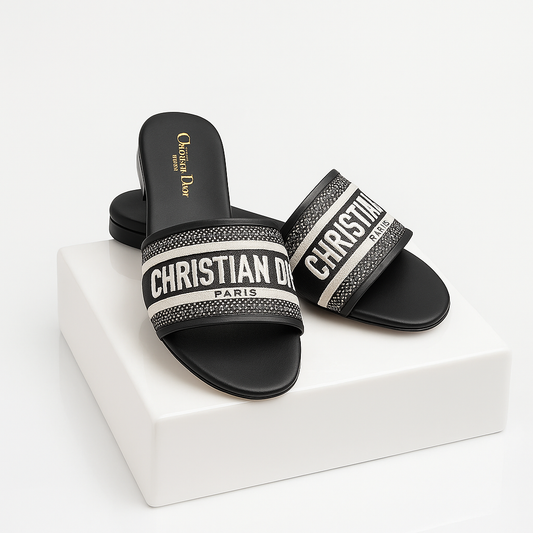 Christian Dior Inspired Slides