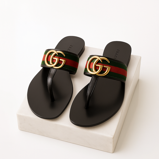 Gucci Inspired Luxury Slide Slippers
