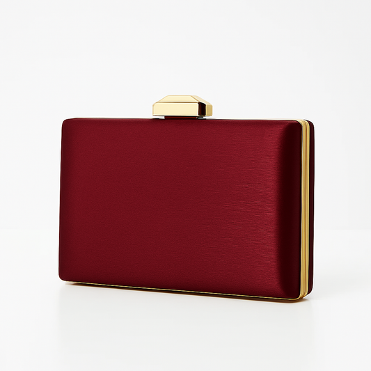 Velvé Luxe Ruby Clutch