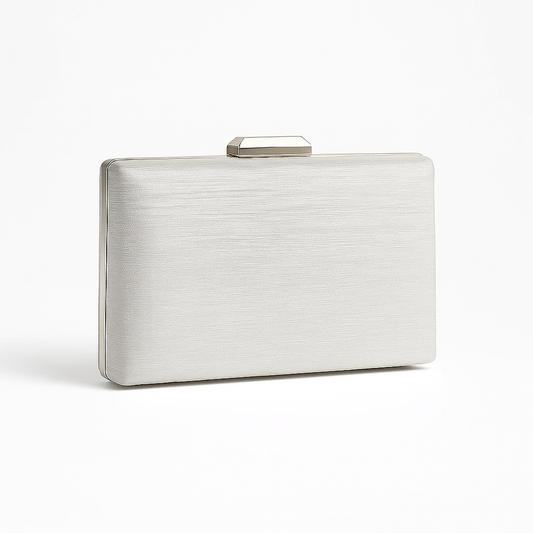 Silver Glitz Elegance Clutch