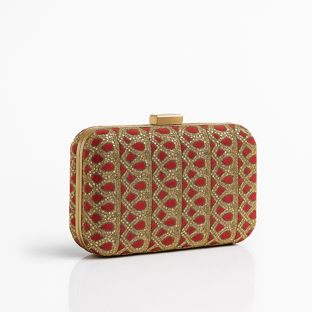 Scarlet Gleam Clutch