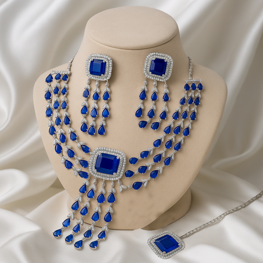 Royal Radiance Jewelry Set - Azure