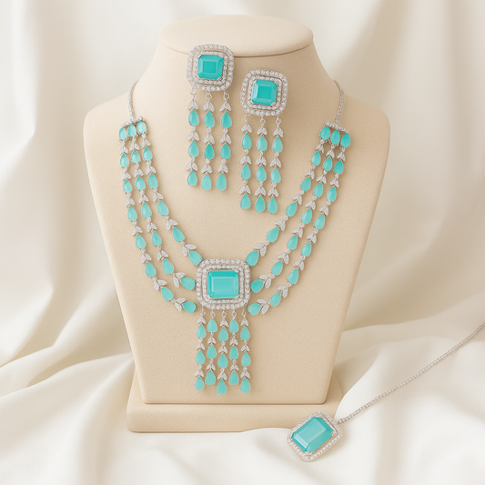 Royal Radiance Jewelry Set - Blue