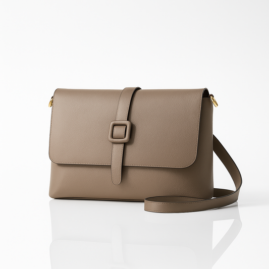 Urban Sleek Shoulder Bag - Brown