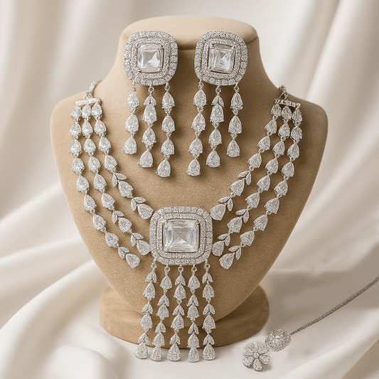 Royal Radiance Jewelry Set - Silver