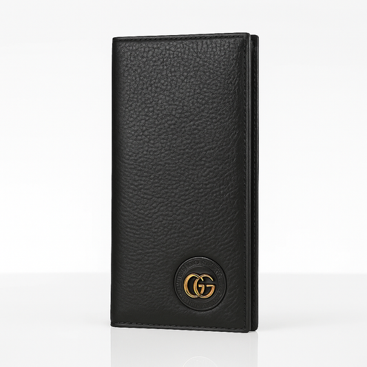 Gucci Black Leather Long Wallet