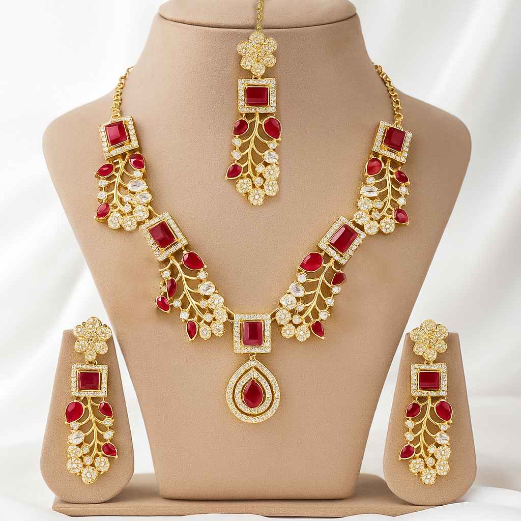 Royal Ruby Bloom Set