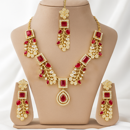 Royal Ruby Bloom Set