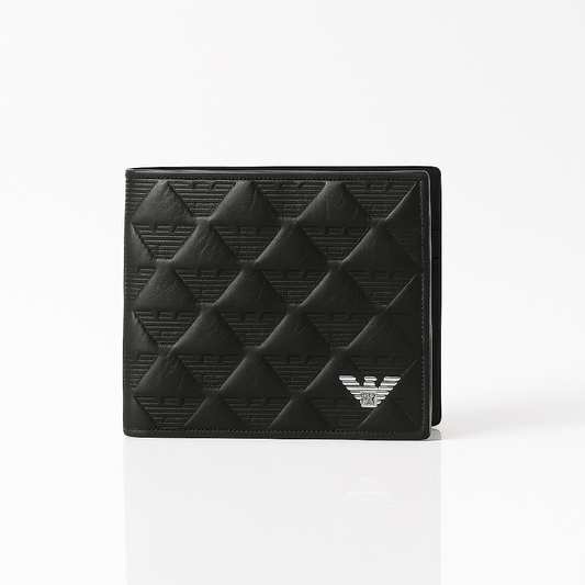 Emporio Armani Black Leather Wallet