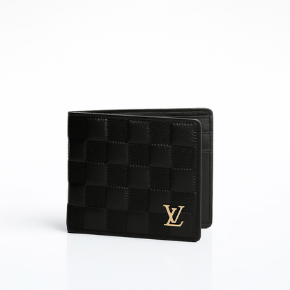 Louis Vuitton Black Leather Wallet